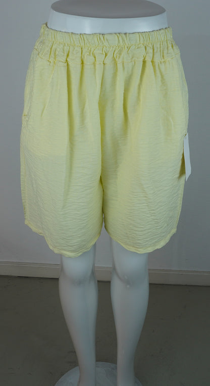Leichte Sommer-Shorts – Zitronengelb