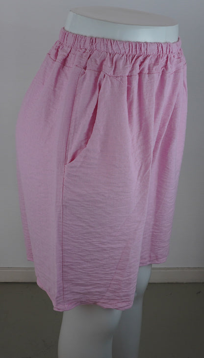 Leichte Sommer-Shorts – Rosa