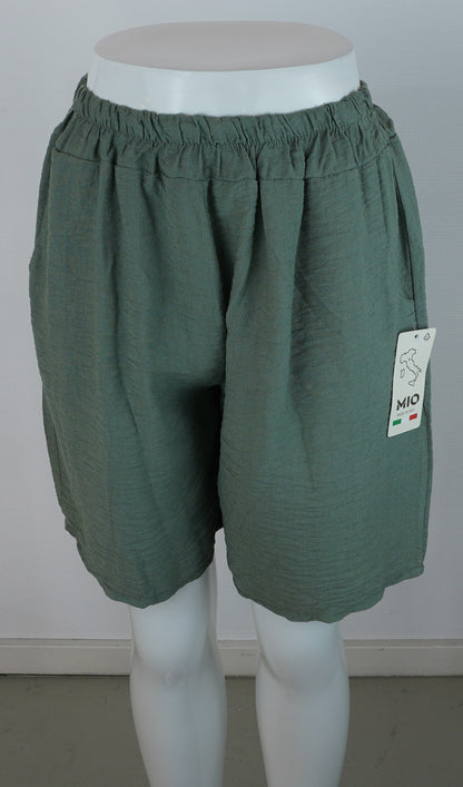 Leichte Sommer-Shorts – Khaki/Grün