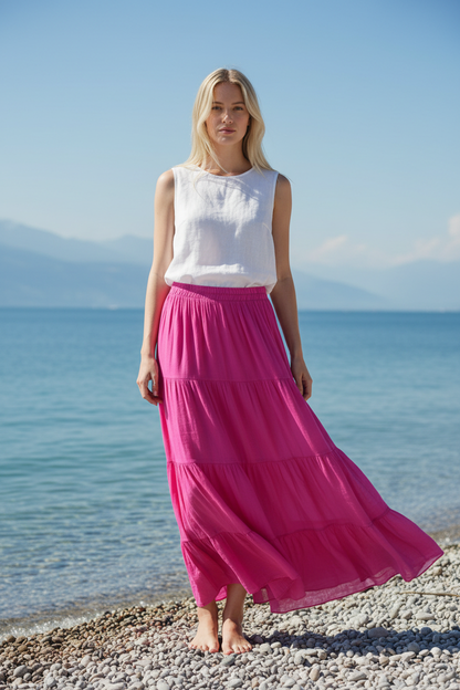 Sommerrock Pink Vorderansicht