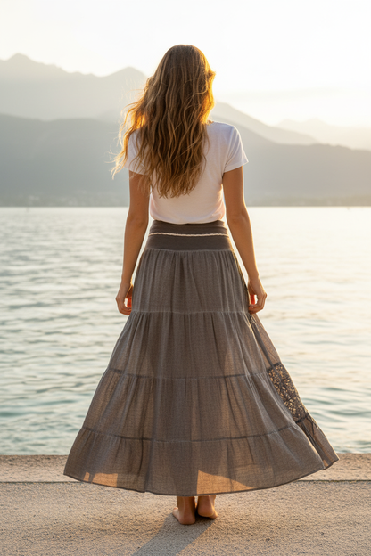 Boho-Rock Grau Hinten Bodensee