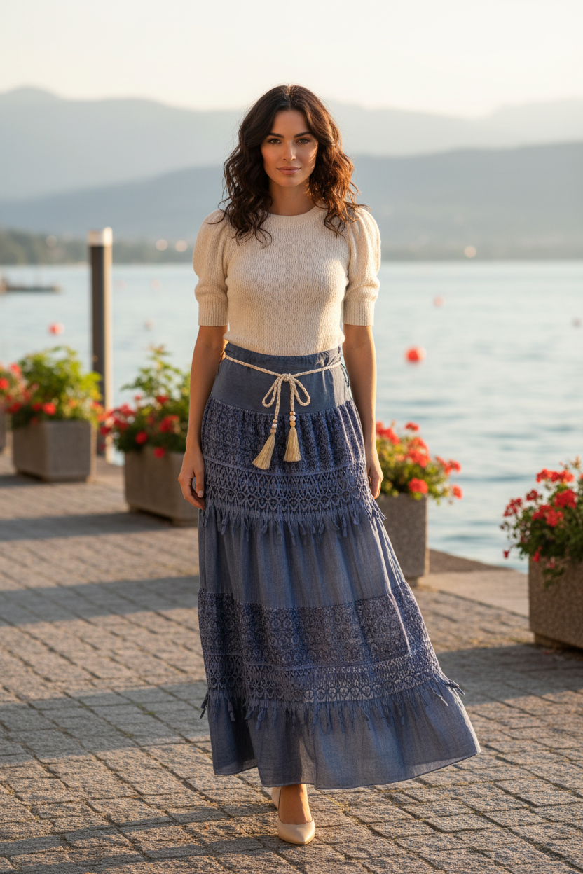 Boho-Rock Blau Vorne Bodensee