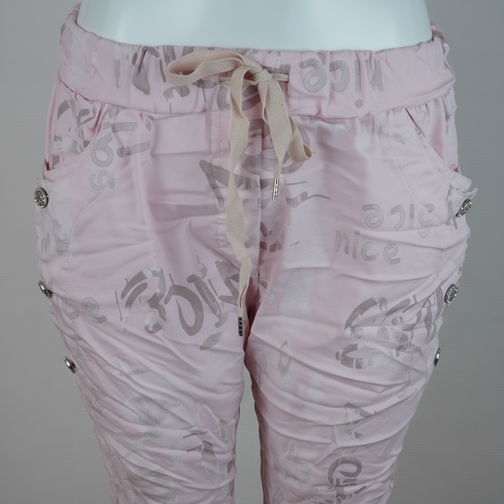 Jogger-Hose Rosa Detail